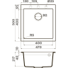 Мойка OMOIKIRI BOSEN 47-SA Tetogranit/бежевый 4993588