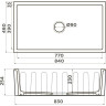 Мойка OMOIKIRI MIKURA 83-WH Glossy Natceramic/белый 4993259